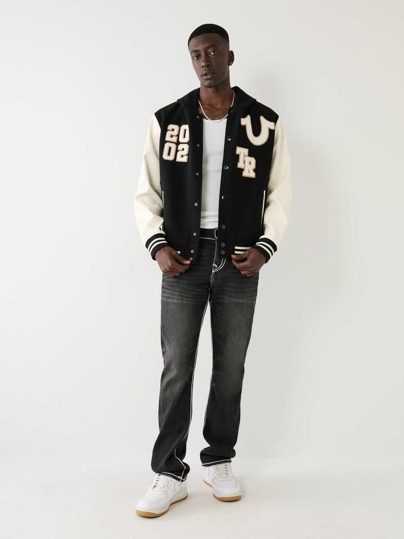 True Religion varsity jacket