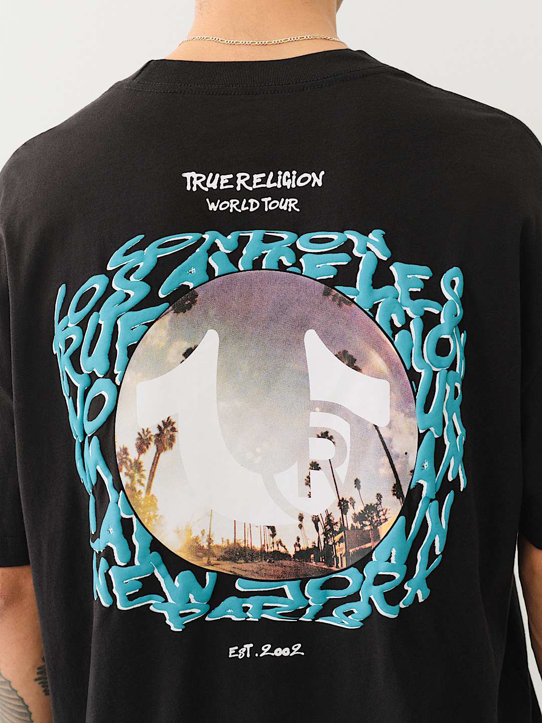 True Religion city logo t-shirt