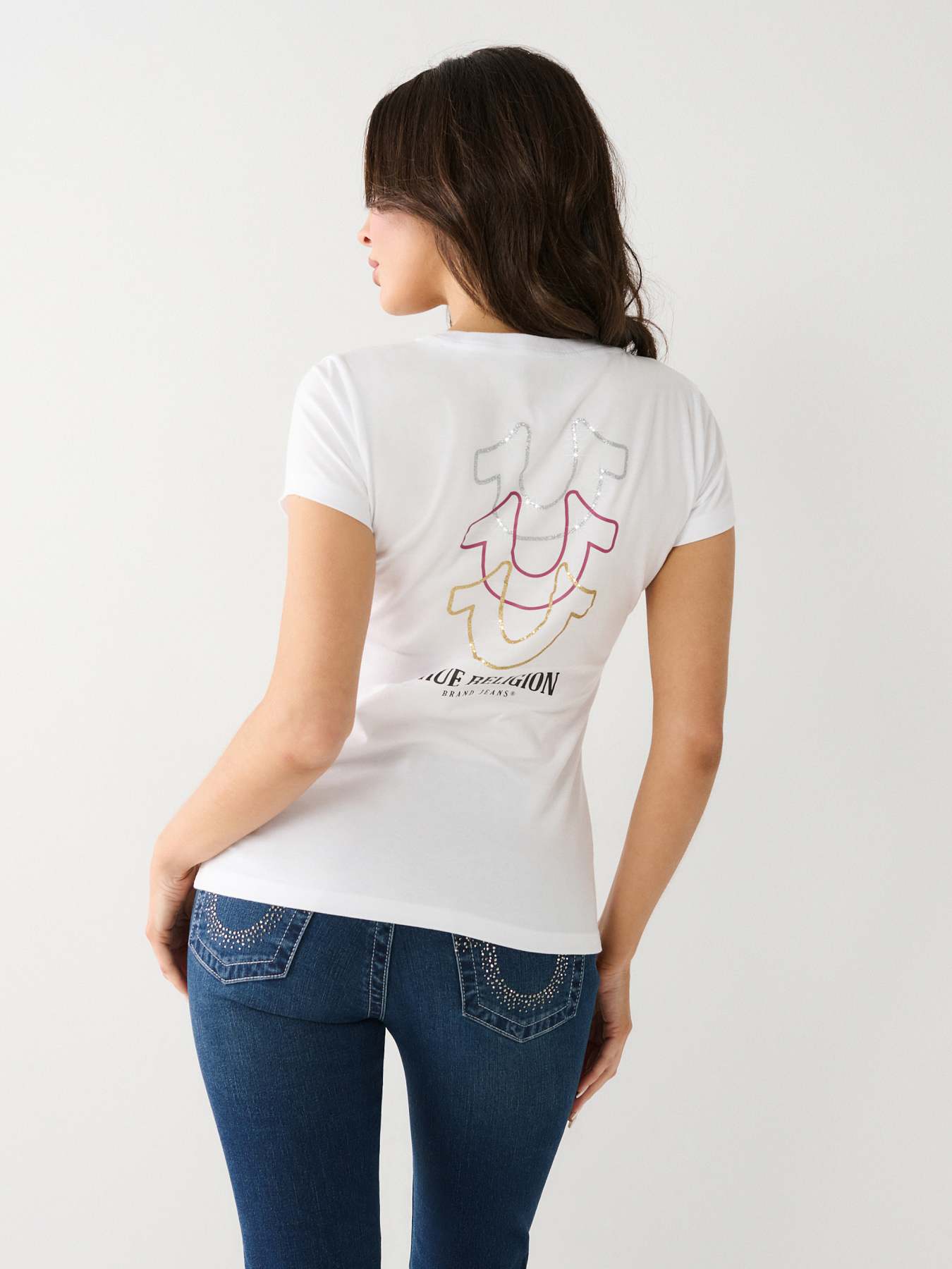 True religion logo t-shirt