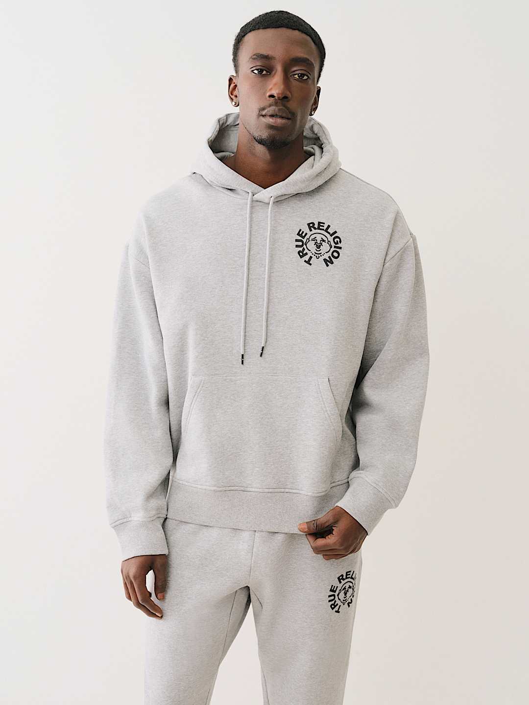 True Religion buddha face hoodie