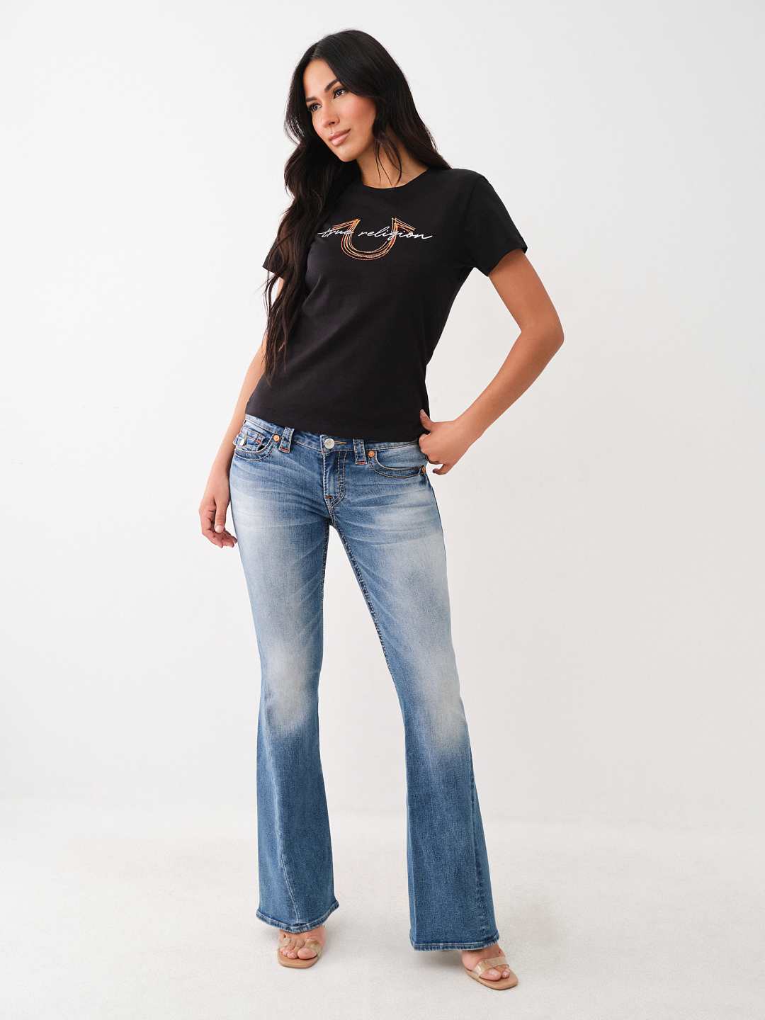 True religion logo t-shirt