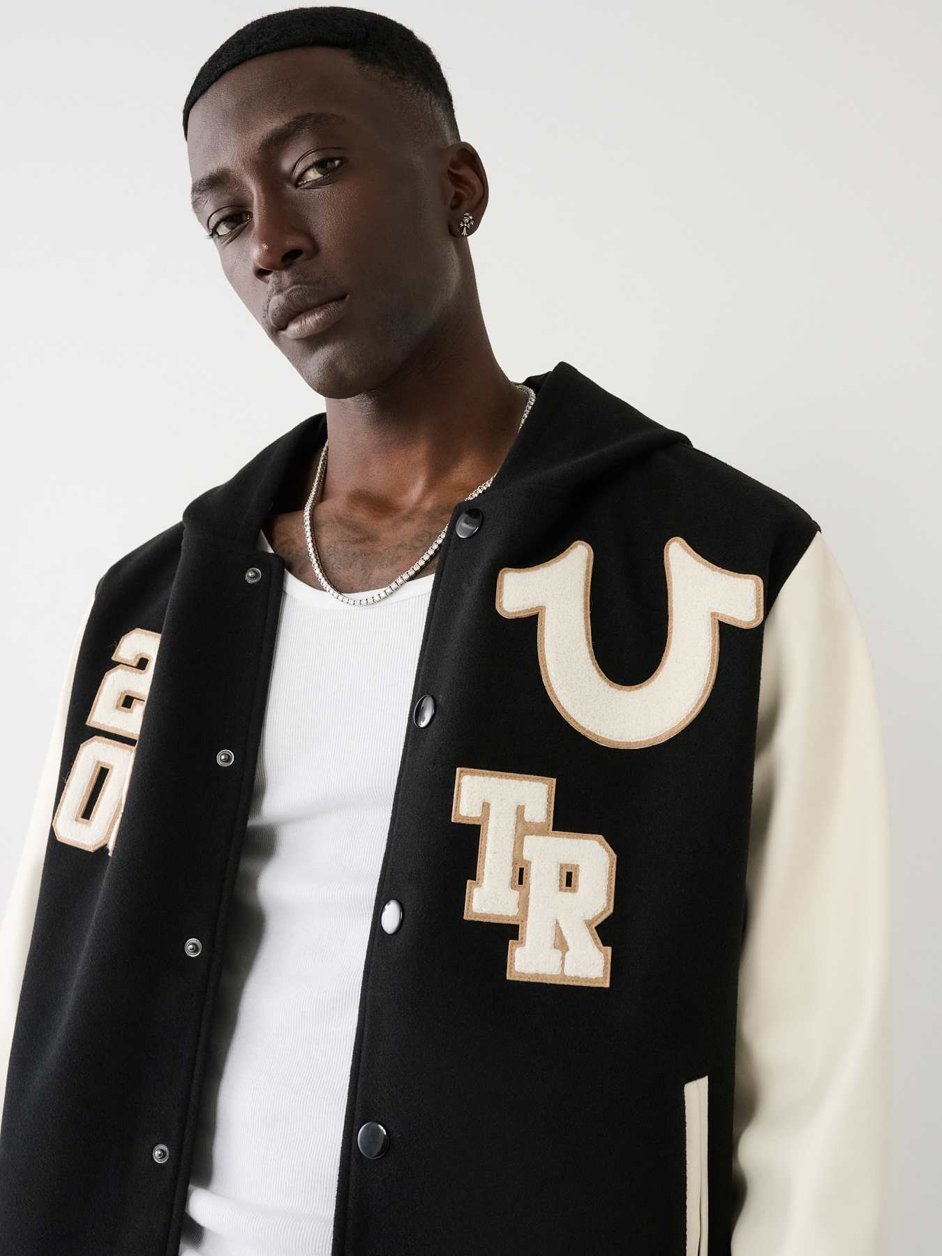 True Religion varsity jacket