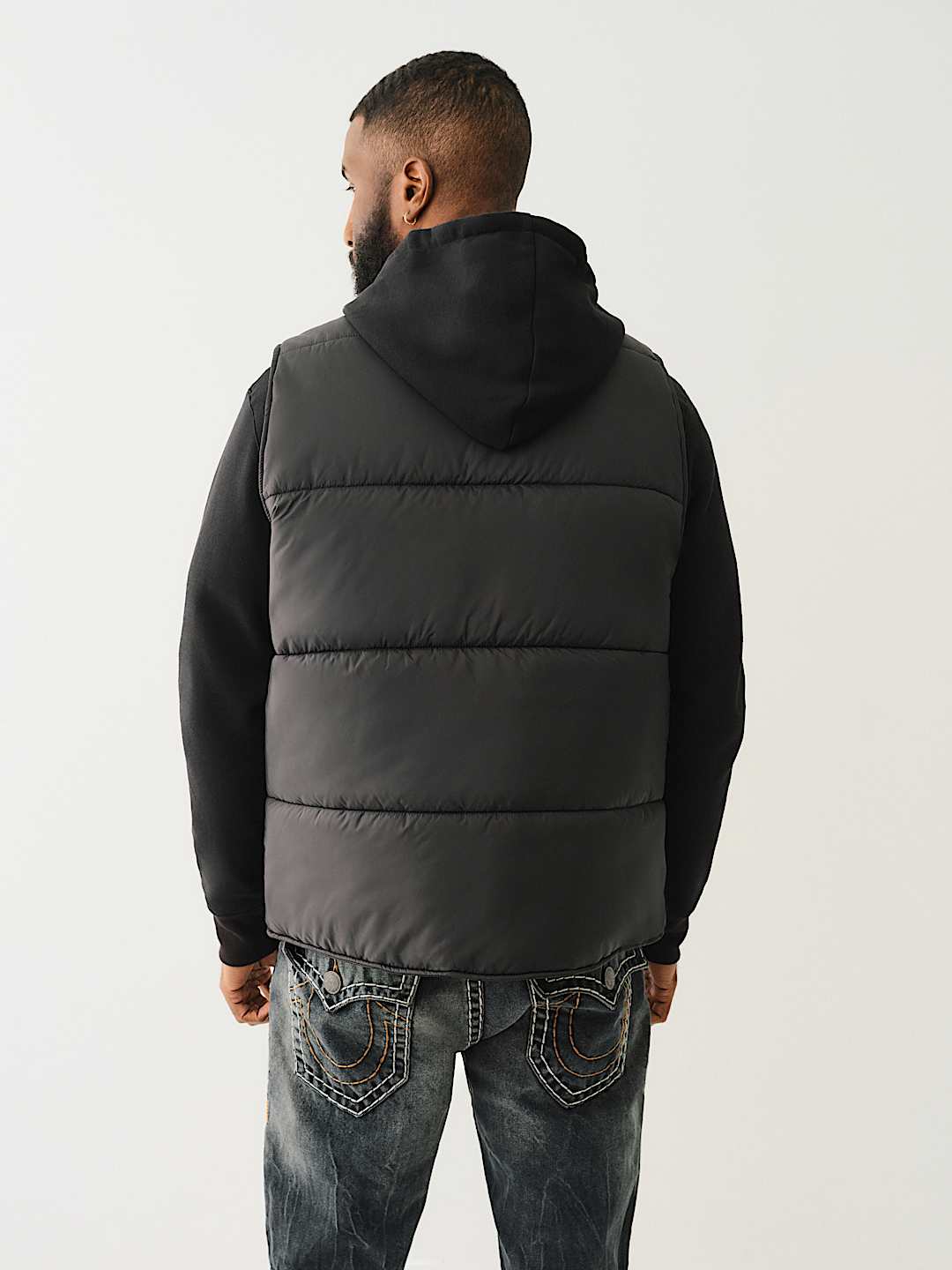 True Religion puffer vest