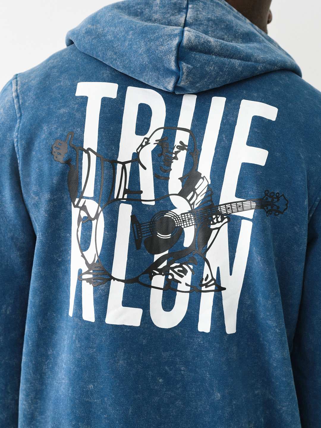True Religion zip up blue