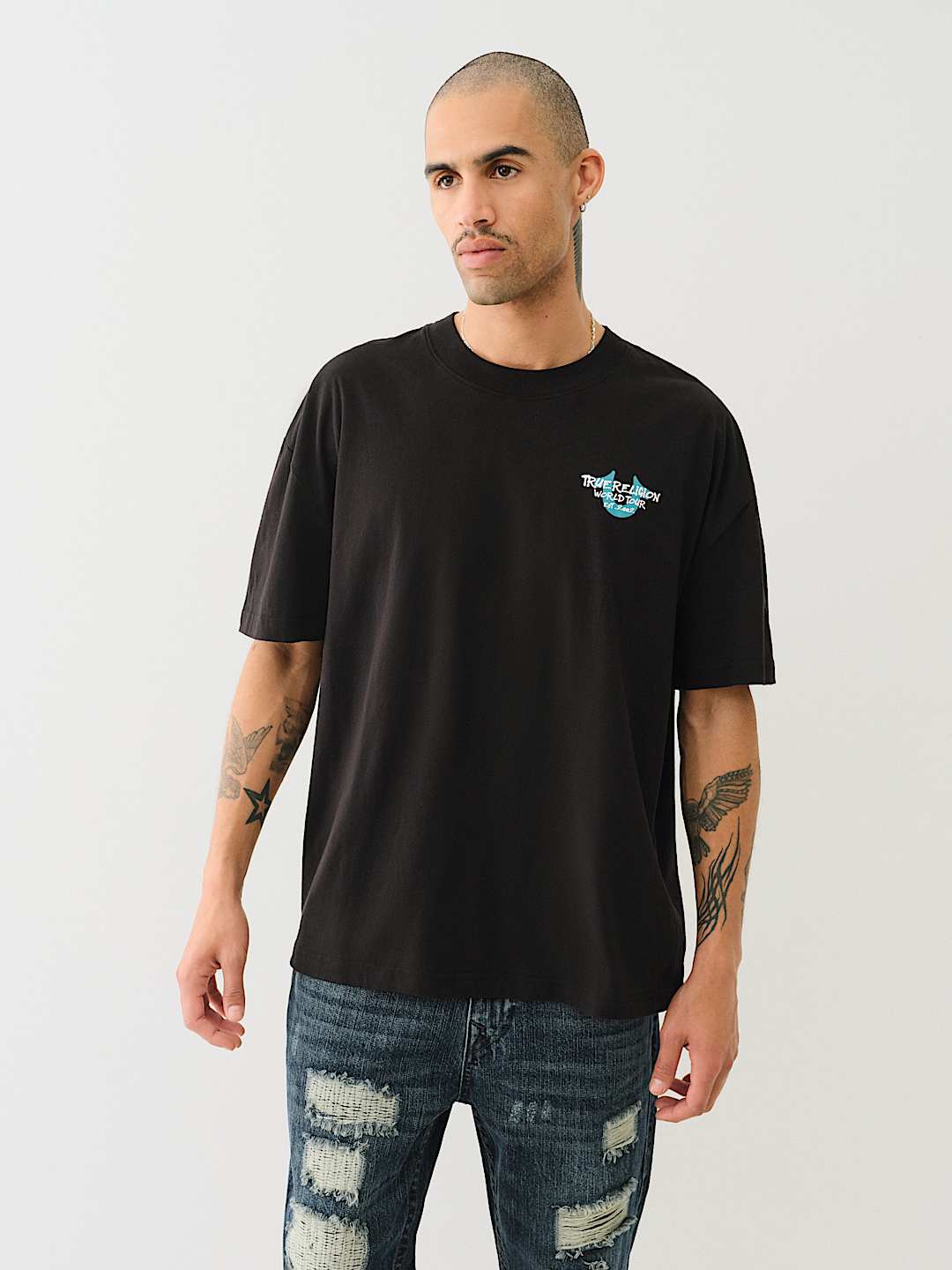 True Religion city logo t-shirt