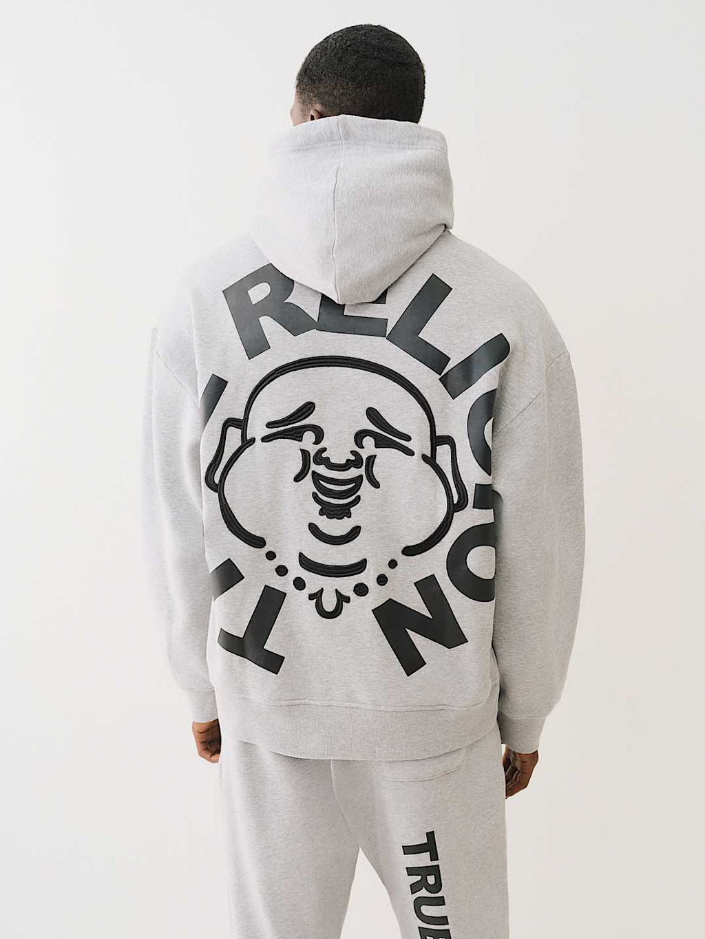 True Religion buddha face hoodie