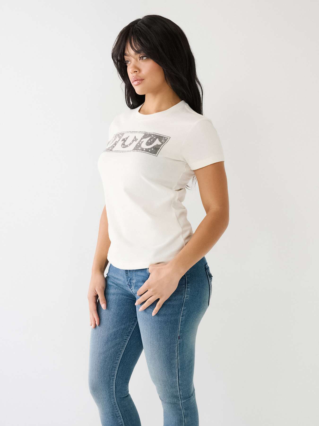 True religion logo t-shirt