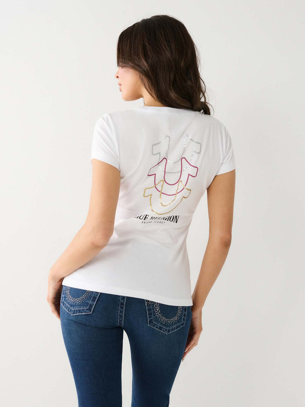 True religion logo t-shirt